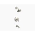 Kohler Alteo(R) Rite-Temp(R) Bath And Shower Valve Trim With Lever Handle, Spout And 2.5 Gpm Showerhead TS45104-4-BN